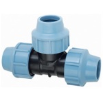 PP compression fittings--equal tee