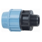 PP compression fittings-male adaptor
