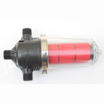 2inch transparent T type 3 male disc filter, irrigation filter