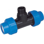 pp compression fittings-male tee