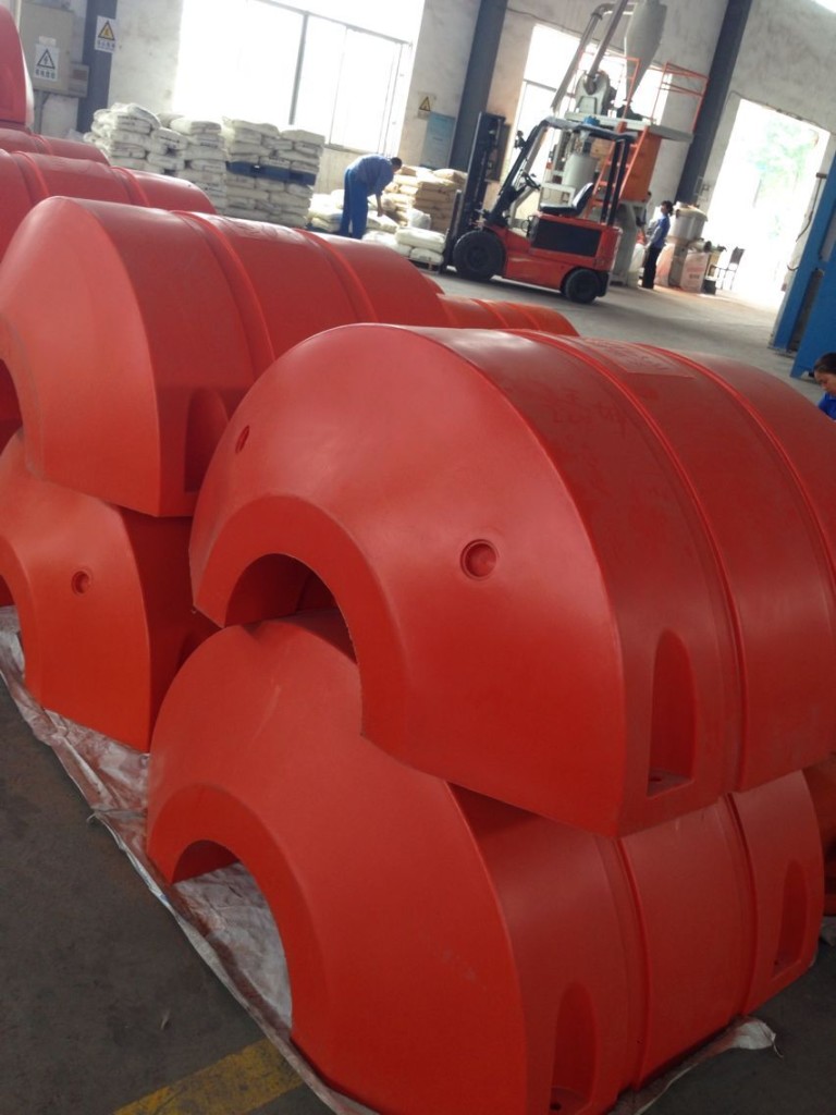 HDPE pipe floats